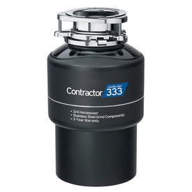 Contractor 333 3/4 HP Garbage Disposal