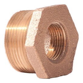 Bushing Hex Head 1-1/4 x 3/4 Inch Lead Free Brass