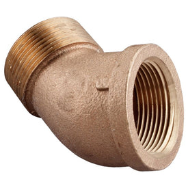 Elbow 45DEG Street 1/2 Inch Lead Free Brass