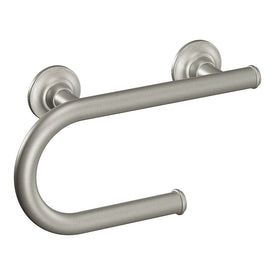 Home Care 12" Grab Bar with Integrated Toilet Paper Holder