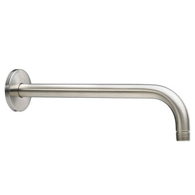 12" Wall Mount Right Angle Shower Arm with Round Flange