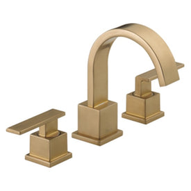 Vero Two Handle Widespread Bathroom Faucet with Drain