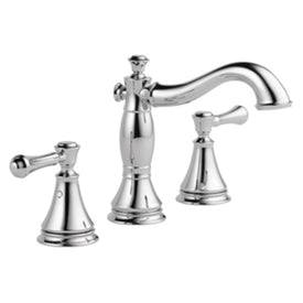 Cassidy Two Handle Widespread Bathroom Faucet with Drain