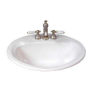 267410070WH Bathroom/Bathroom Sinks/Drop In Bathroom Sinks