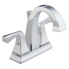 Dryden Two Handle Centerset Bathroom Faucet with Drain
