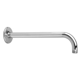 12" Wall Mount Right Angle Shower Arm with Round Flange