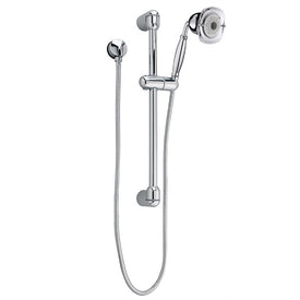 FloWise Square Transitional Three-Function Handshower with Slide Bar Kit