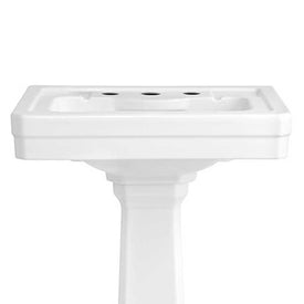 Fitzgerald 24" x 18" Pedestal Sink Top with Three Faucet Holes