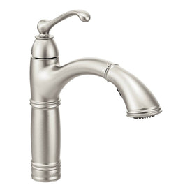 Brantford Single Handle High Arc Pull Out Kitchen Faucet