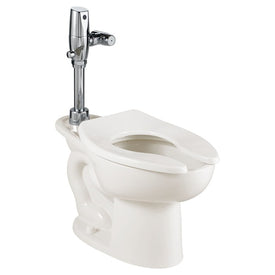 Madera FloWise 15"H Floor-Mount Elongated Toilet with Battery-Powered Flushometer 1.28 GPF