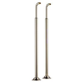 Replacement Two Handle Floor Mount Freestanding Tub Filler Risers