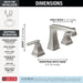 3564-SSMPU-DST Bathroom/Bathroom Sink Faucets/Widespread Sink Faucets