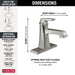 564-SSMPU-DST Bathroom/Bathroom Sink Faucets/Single Hole Sink Faucets