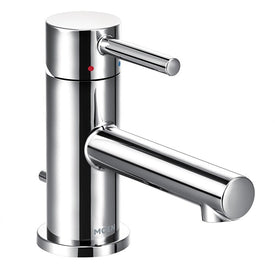 Align Single Handle Low Arc Bathroom Faucet with Pop-Up Drain