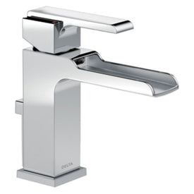 Ara Single Handle Channel Bathroom Faucet with Channel Spout/Drain