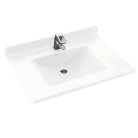 Vanity Top Contour Single Bowl 37 x 22 Inch ADA Ice Swanstone