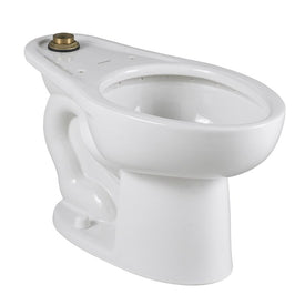 Madera FloWise 15"H Floor-Mount Elongated Flushometer Toilet Bowl with Back Spud/Slotted Rim