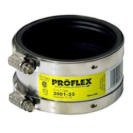 Coupling Proflex Shielded 3 Inch Cast Iron to Copper