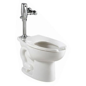 Madera FloWise 16-1/2"H Floor-Mount Elongated Toilet with Battery-Powered Flushometer 1.1 GPF