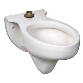 Rapidway Wall-Mount Elongated Toilet Bowl with Top Spud