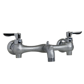 Heritage Exposed Yoke Wall-Mount Utility Faucet with Stops