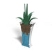 4834-W Outdoor/Lawn & Garden/Planters