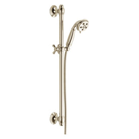 Traditional H2Okinetic Three-Function Handshower with Slide Bar