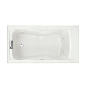 Evolution 60"L x 32"W Integral Apron Soaking Bathtub with Left-Hand Drain
