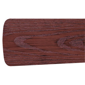 Replacement 52" Type 1 Semi-Square Outdoor Ceiling Fan Blades Set of 5 - Rosewood