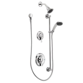 Commercial Posi-Temp Shower/Handshower System with Slide Bar