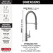 9659-DST Kitchen/Kitchen Faucets/Pull Down Spray Faucets