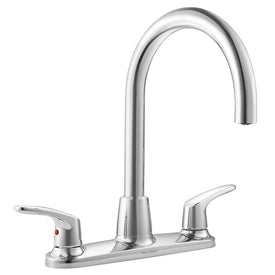 Colony Pro Two Handle Widespread High Arc Kitchen Faucet