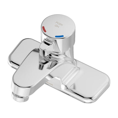 Product Image: Scot Single Handle 4" Centerset Metering Bathroom Sink Faucet (0.5 GPM)