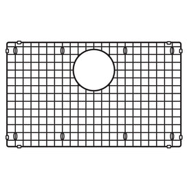 Sink Grid Precis Center Rear Drain Stainless Steel for 27 Inch Sink 13-3/4 Inch