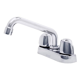 Laundry Faucet Classics with 6 Inch Spout Hose Connection 4 Inch Spread ADA Chrome