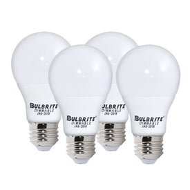 Bulb 9 Watt LED 4 Pack A19 E26 120 Volt