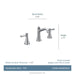 T6405 Bathroom/Bathroom Sink Faucets/Widespread Sink Faucets