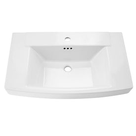 Townsend 30" x 19-1/2" Pedestal Sink Top Only with 1 Hole