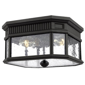Cotswold Lane Two-Light Outdoor Flush Mount Ceiling Fixture