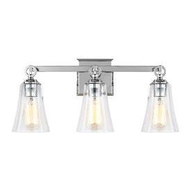 Monterro Three-Light Bathroom Vanity Fixture