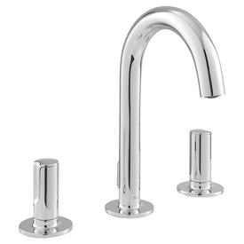 Studio S Two Handle Widespread Bathroom Faucet with Pop-Up Drain and Knob Handles