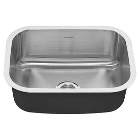 Portsmouth 23-3/8" Single Bowl Stainless Steel Undermount Kitchen Sink with Drain