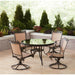 FNTDN5PCSWG Outdoor/Patio Furniture/Patio Dining Sets