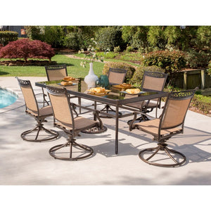 FNTDN7PCSWG Outdoor/Patio Furniture/Patio Dining Sets