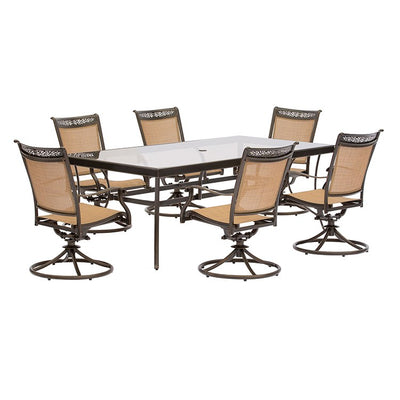 Product Image: FNTDN7PCSWG Outdoor/Patio Furniture/Patio Dining Sets
