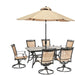 FNTDN7PCSWTN-SU Outdoor/Patio Furniture/Patio Dining Sets