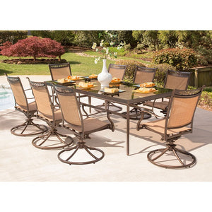FNTDN9PCSWG Outdoor/Patio Furniture/Patio Dining Sets