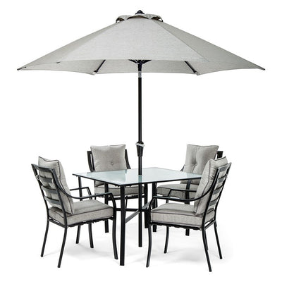 Product Image: LAVDN5PC-SLV-SU Outdoor/Patio Furniture/Patio Dining Sets