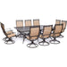 MANDN11PCSW10 Outdoor/Patio Furniture/Patio Dining Sets