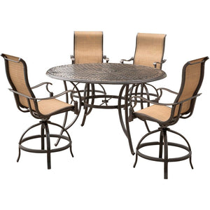 MANDN5PC-BR Outdoor/Patio Furniture/Patio Bar Furniture